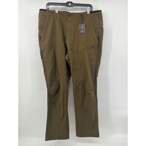 Mountain Hardwear MT6-U Pants Mens 40x32 Olive Green Hiking Stretch OM0648-276